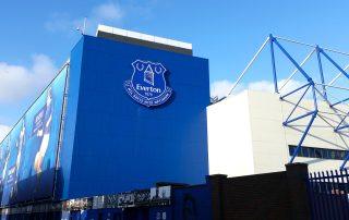 Construction equipment dealers - the Goodison Park stadium
