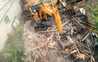 bobcat for sale in the UK - Process of demolition of old building
