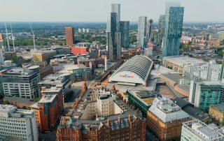 construction plant for sale - the city centre of Manchester